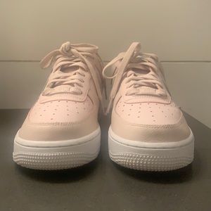 Pink Nike Air Force 1's